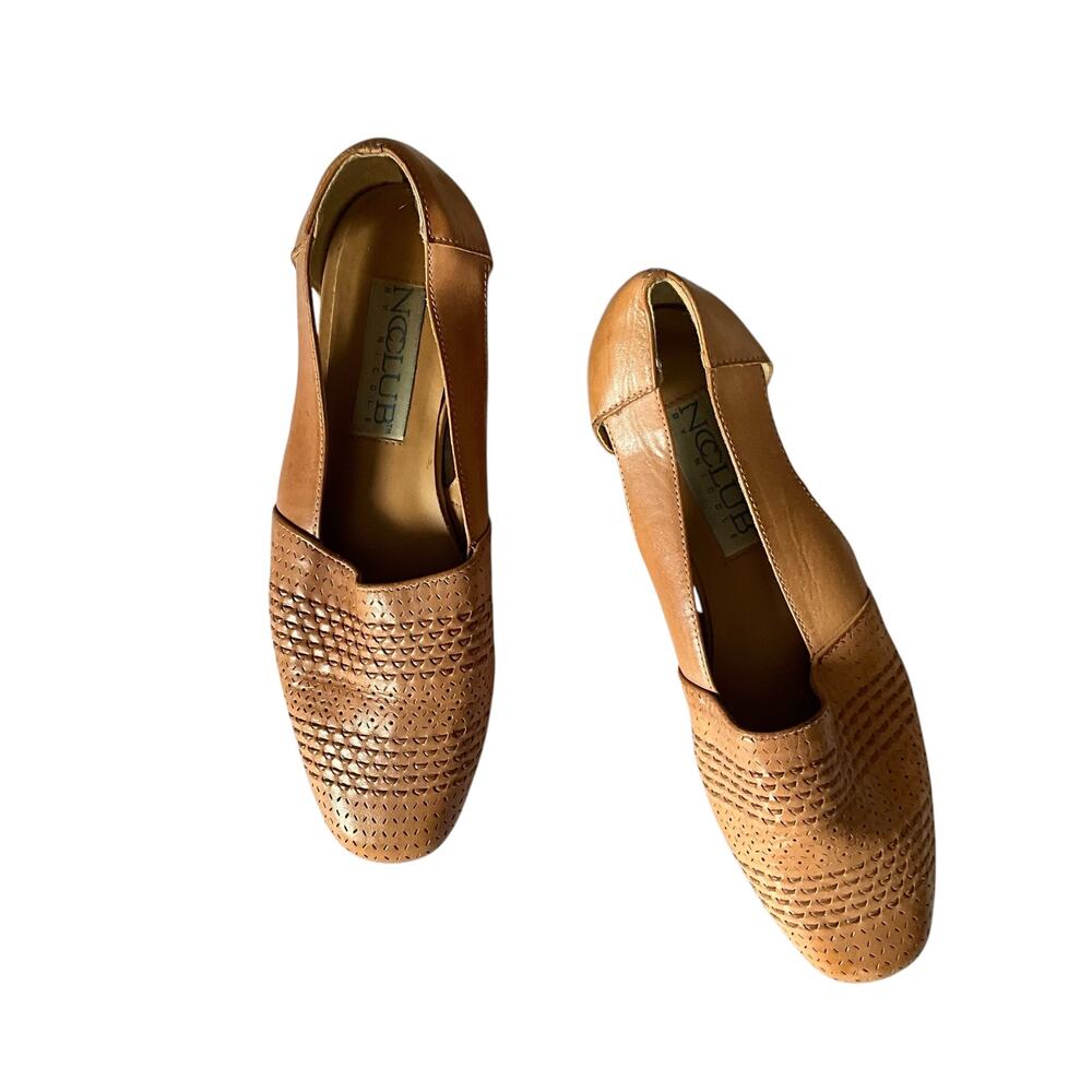 NC Club by Nicole Tan Square Toe Flats: 90s, Y2K